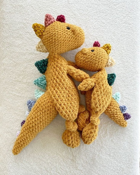 Receita Naninha Dino Amigurumi
