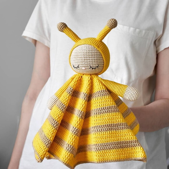 Receita Naninha Girafa Amigurumi