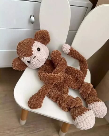 Receita Naninha Macaco Amigurumi