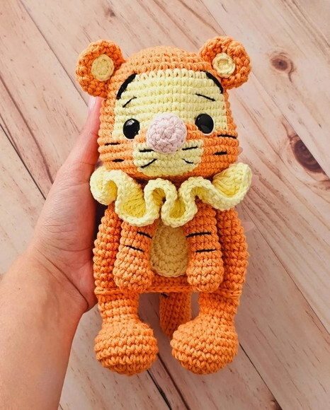 Receita Naninha Tigrão Amigurumi