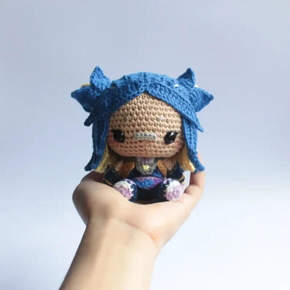 Receita Neon Amigurumi
