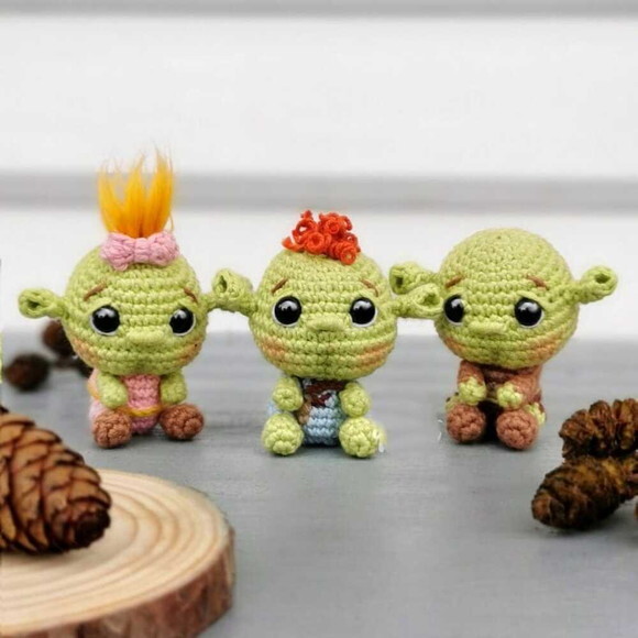 Receita Ogros Amigurumi