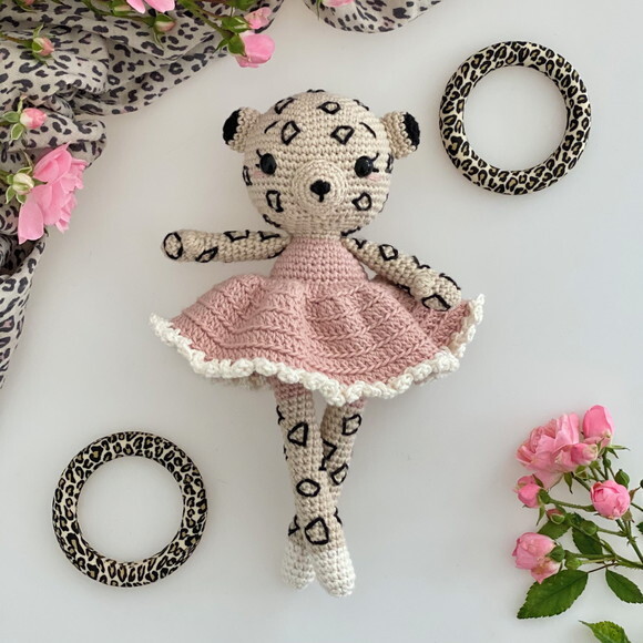 Receita Onça Bailarina Amigurumi