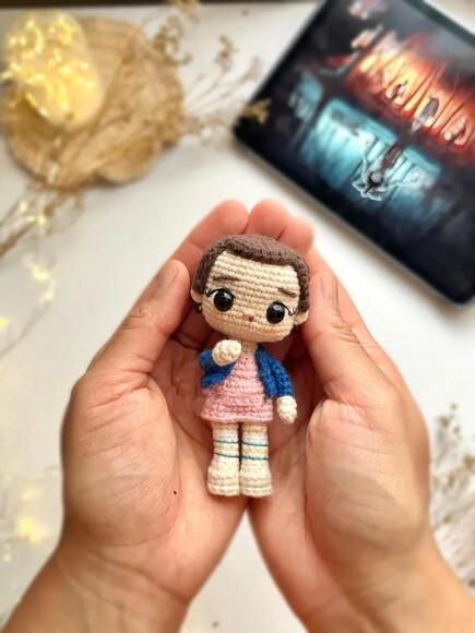 Receita Onze Stranger Things Amigurumi