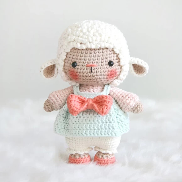Receita Ovelha Amigurumi