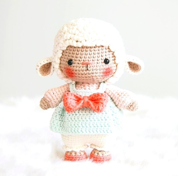 Receita Ovelha Amigurumi