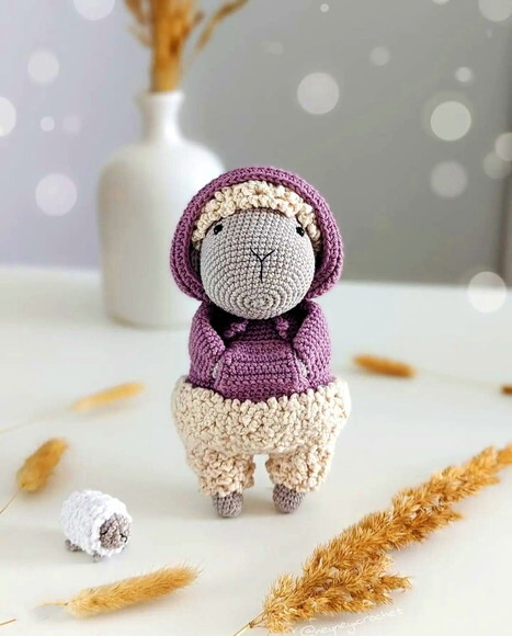 Receita Ovelhinha Amigurumi