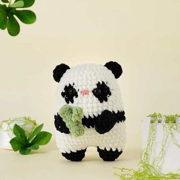 Receita Panda Amigurumi