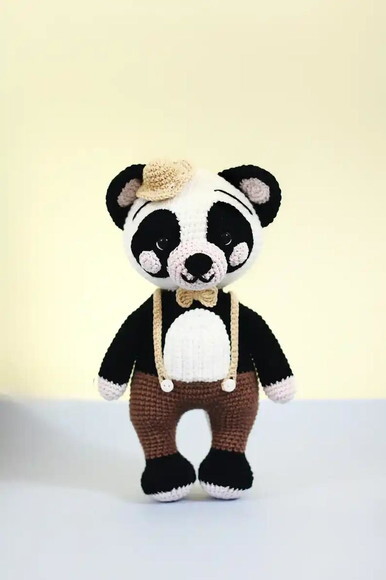 Receita Panda Amigurumi
