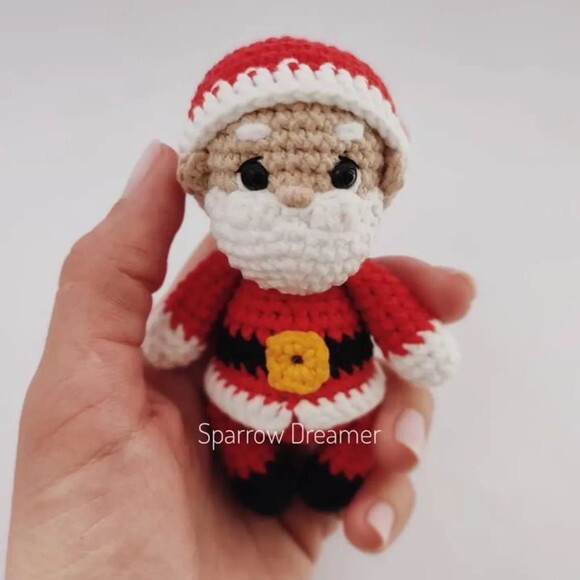 Receita Papai Noel Amigurumi