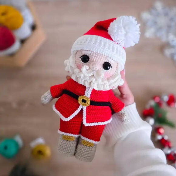 Receita Papai Noel Amigurumi