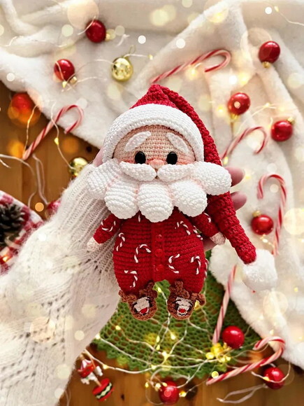 Receita Papai Noel Amigurumi