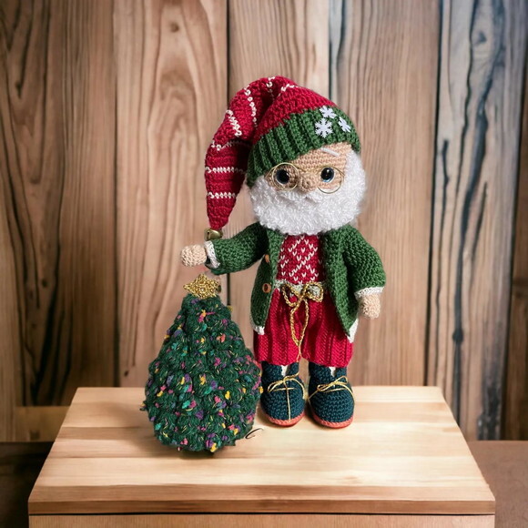 Receita Papai Noel Amigurumi