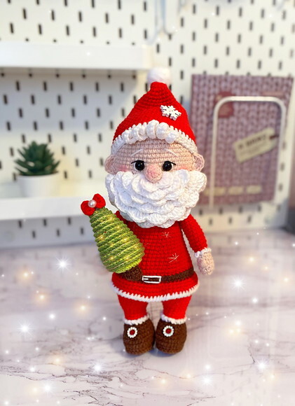 Receita Papai Noel Amigurumi