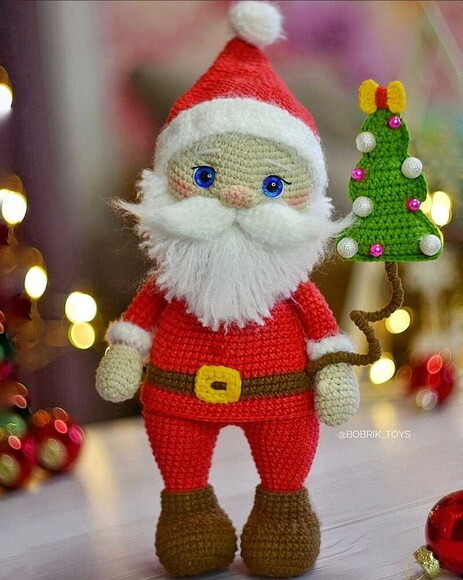 Receita Papai Noel Amigurumi