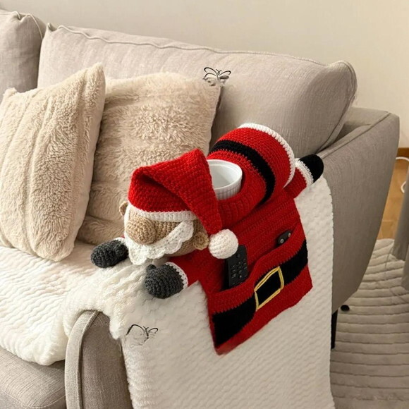 Receita Papai Noel Organizador Amigurumi