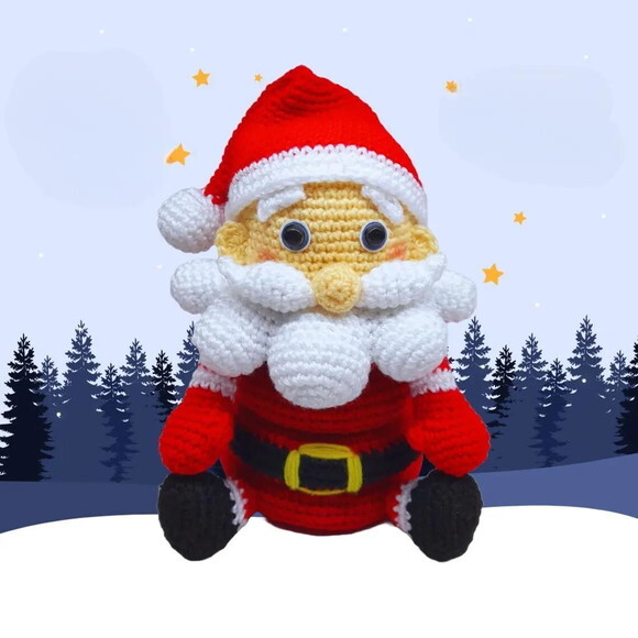 Receita Papai Noel Encaixe Amigurumi