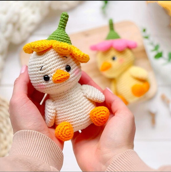 Receita Patinho Amigurumi