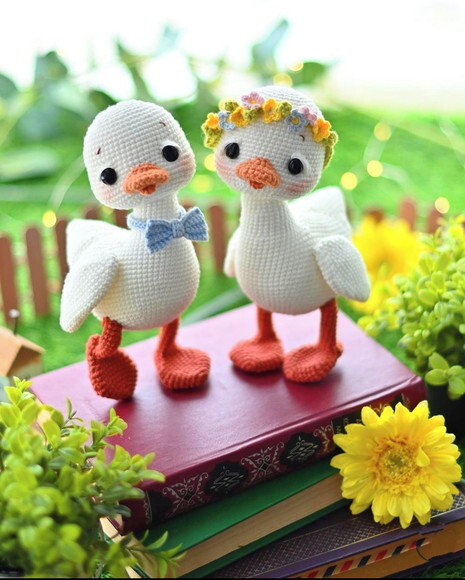 Receita Patinho Amigurumi