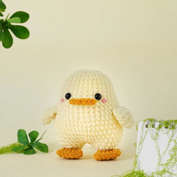 Receita Patinho Amigurumi