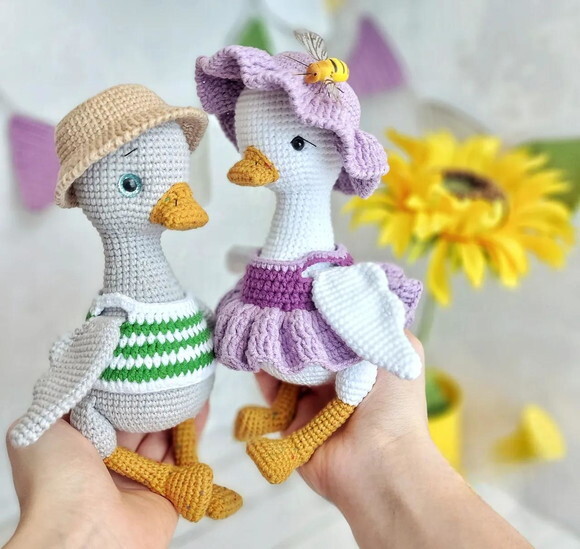 Receita Pato Amigurumi