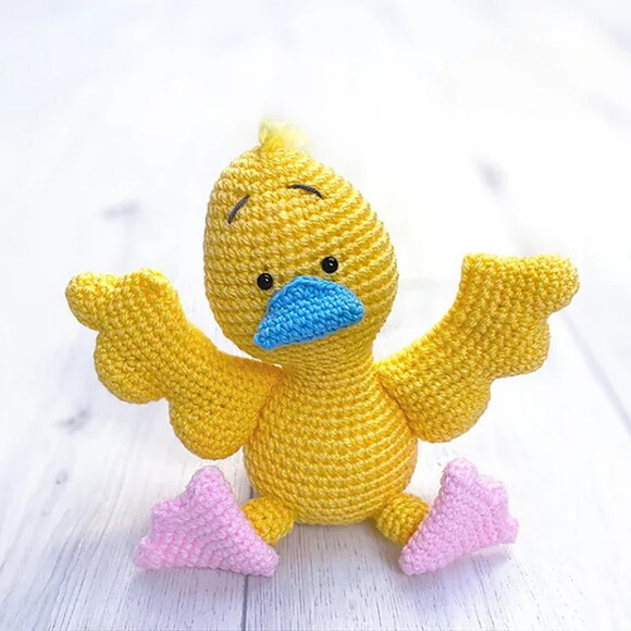 Receita Pato Amigurumi