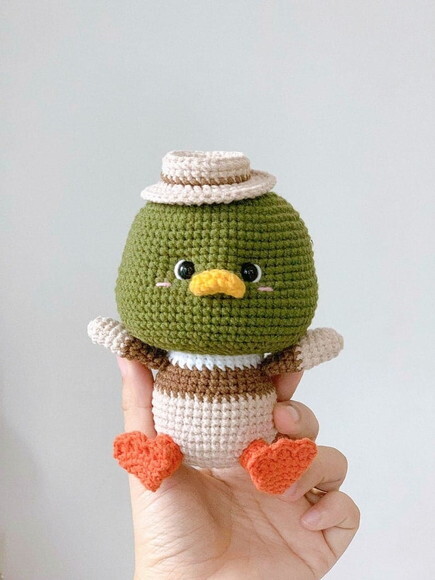 Receita Pato Amigurumi