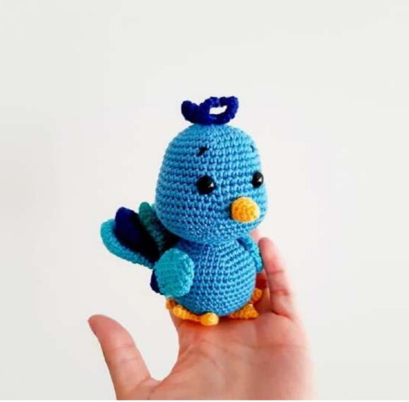 Receita Pavão Amigurumi
