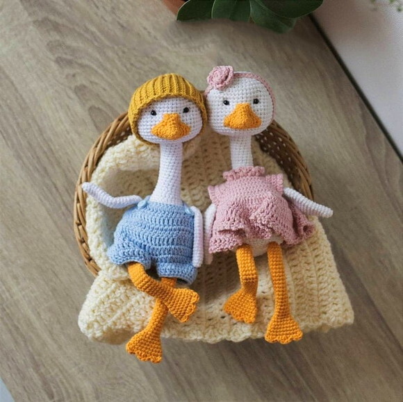 Receita Pato Amigurumi