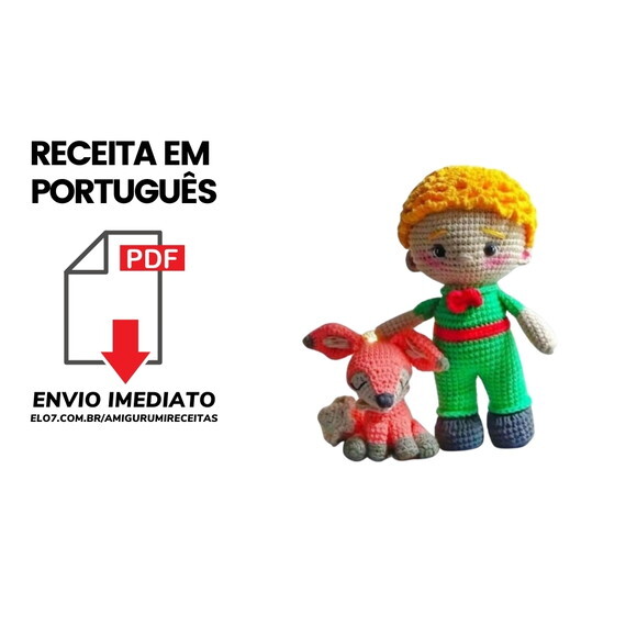 Receita pequeno principe amigurumi