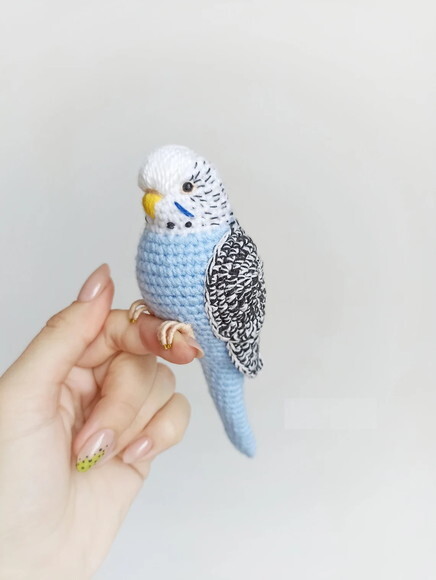Receita Periquito Amigurumi