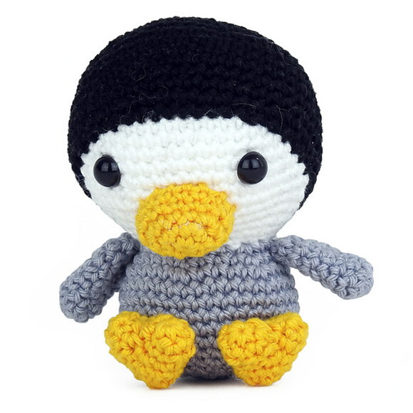 Receita Pinguim Amigurumi