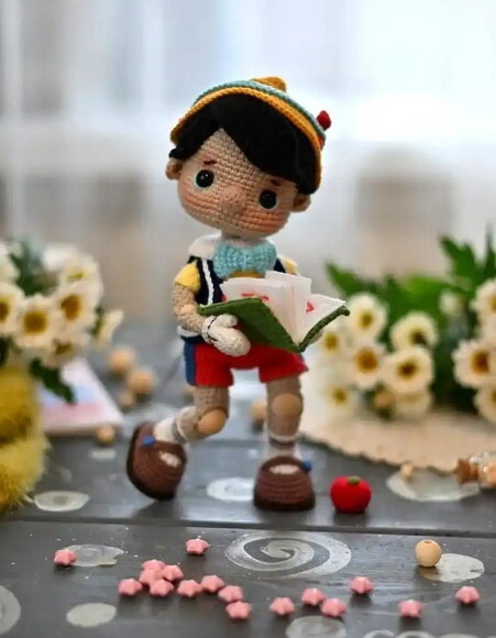 Receita Pinoquio Amigurumi