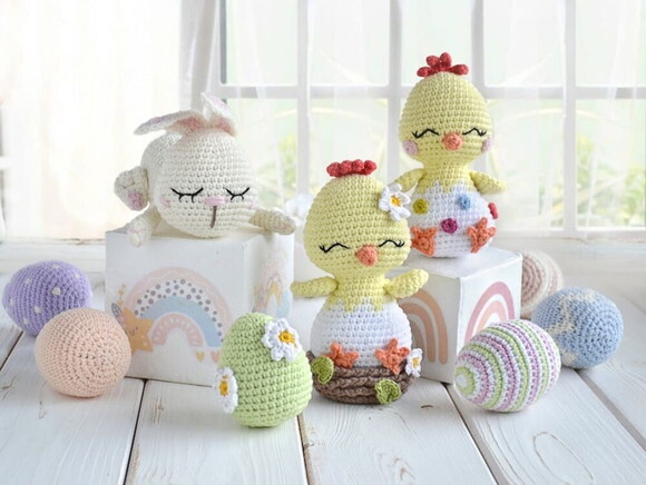 Receita Pintinho no Ovo Amigurumi