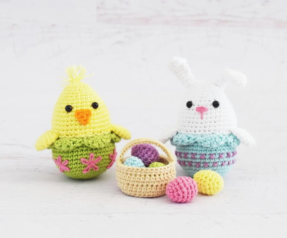 Receita Pintinhos Amigurumi