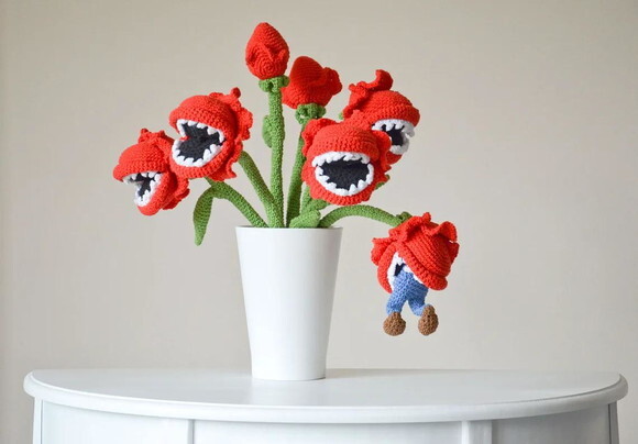 Receita Planta Carnivora Amigurumi