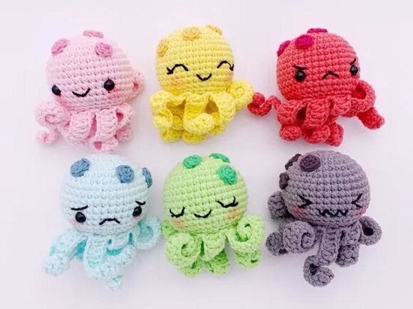 Receita Polvo Humor Amigurumi