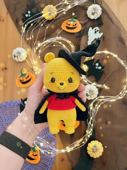 Receita Pooh Amigurumi