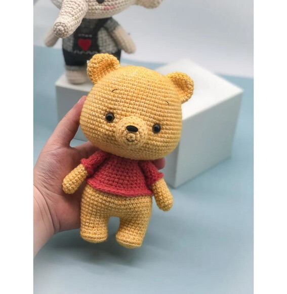Receita Pooh Amigurumi