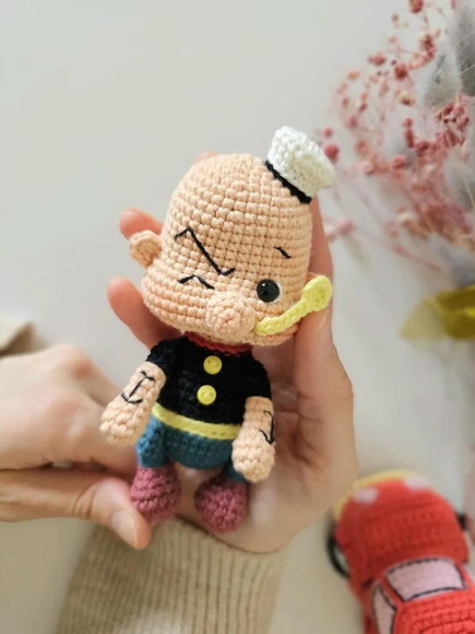 Receita Popeye Amigurumi