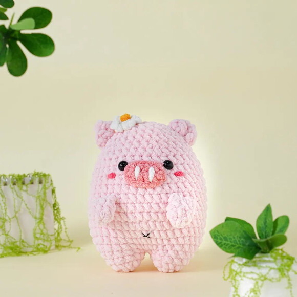 Receita Porco Amigurumi