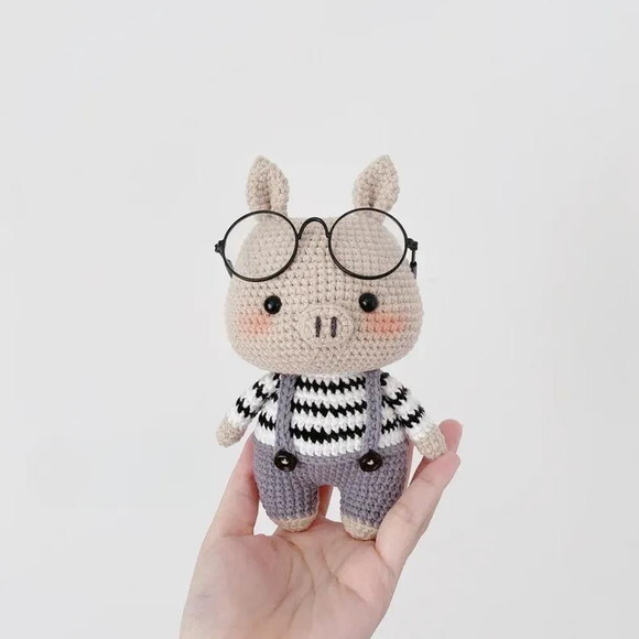 Receita Porco Amigurumi