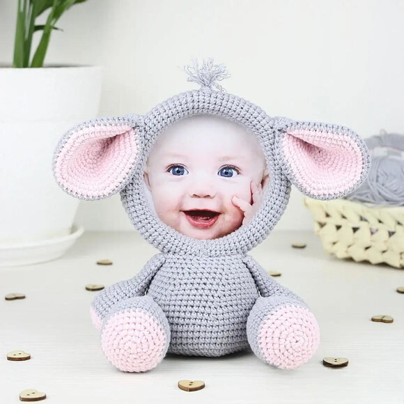 Receita Porta Retrato Amigurumi