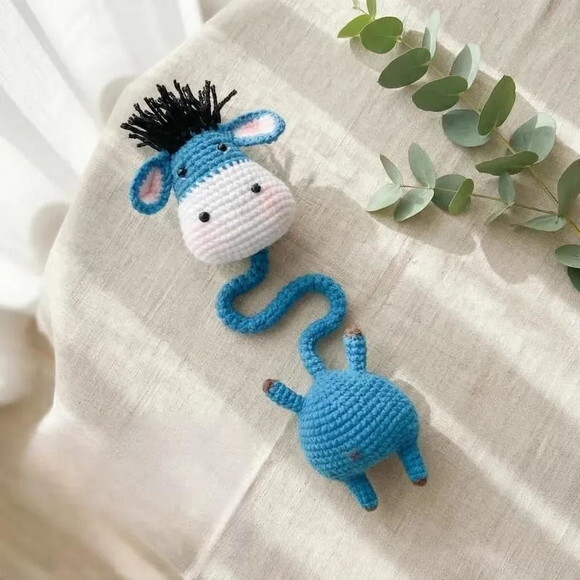 Receita Prendedor de Bolsa Bisonho Amigurumi