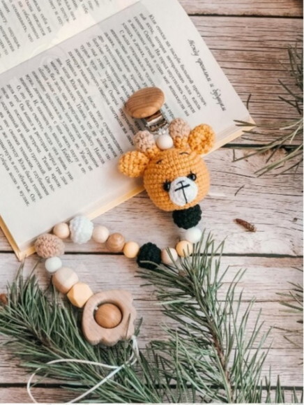 Receita Prendedor Girafa Amigurumi