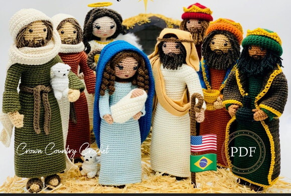 Receita Presepios Amigurumi