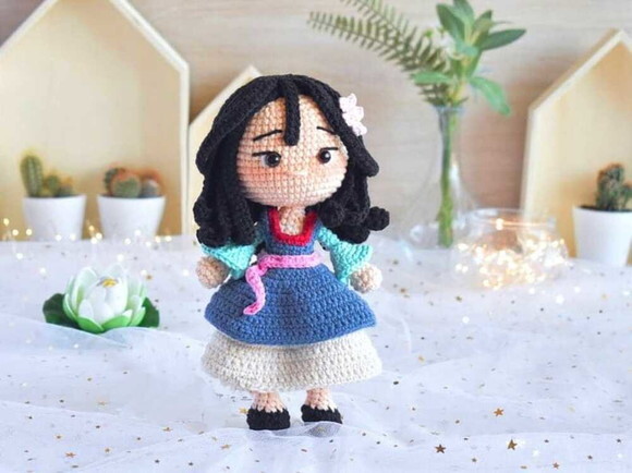 Receita Princesa Amigurumi