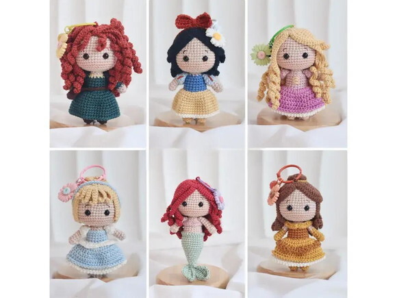 Receita Princesas Amigurumi
