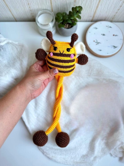 Receita Puxa Puxa Abelha Amigurumi