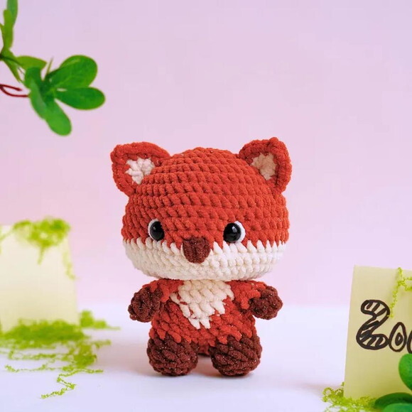 Receita Raposa Amigurumi